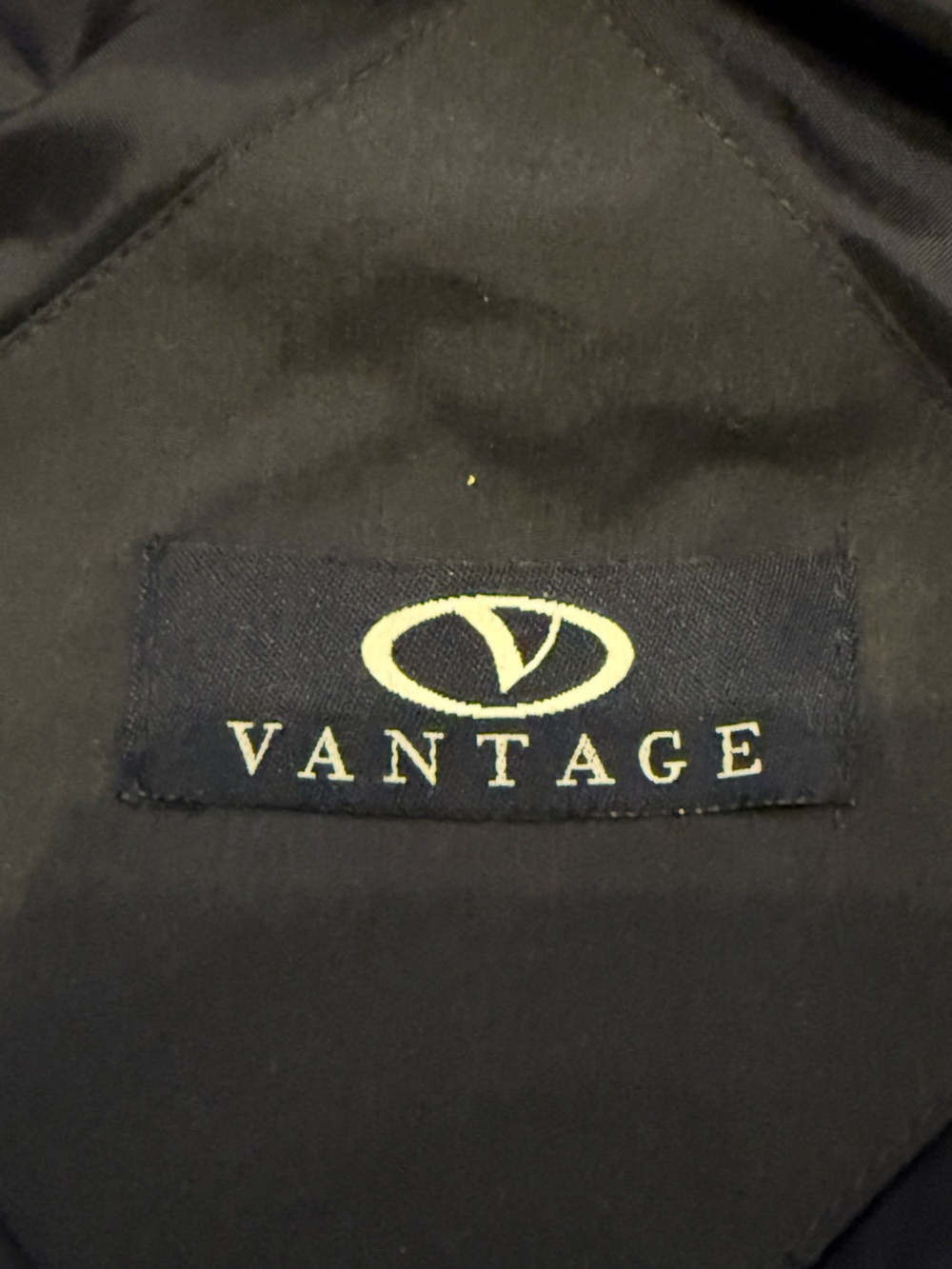 Maxwell House Quarter Zip Navy Blue Wind Breaker Jacket w/ Pockets Sz M EUC - Picture 5 of 6